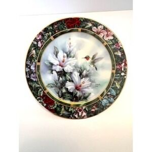 Lena Liu The Ruby-throated Hummingbird Collector Plate 1st Issue